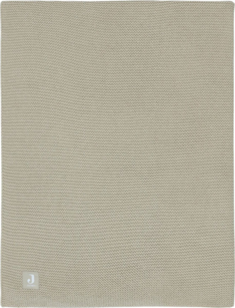 Kocyk dla niemowląt 100x150 cm Basic oliwkowy Jollein