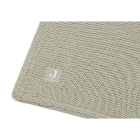 Kocyk do wózka fotelika i kołyski tkany 100x150 cm Basic oliwka Jollein