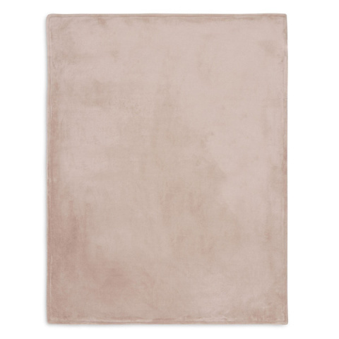 Kocyk do wózka fotelika i kołyski tkany 100x150 cm Basic różowy Jollein