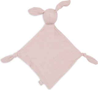 Przytulanka dou dou z zawieszką na smoczek Króliczek różowy Jollein