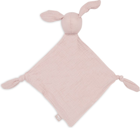 Przytulanka dou dou z zawieszką na smoczek Króliczek różowy Jollein