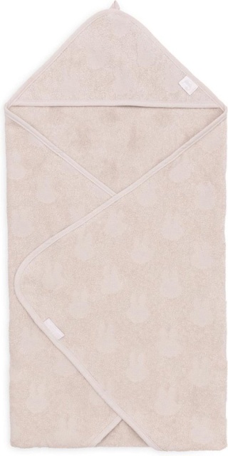 Ręcznik kąpielowy z kapturem Terry 75x75cm Miffy Jacquard Nougat Jollein