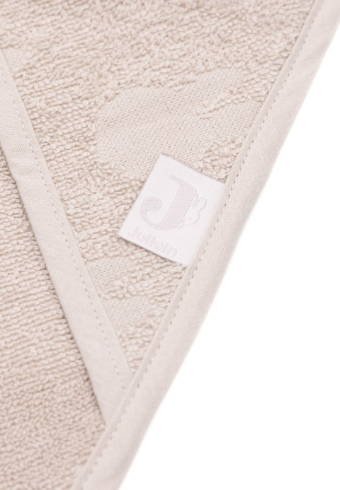 Ręcznik kąpielowy z kapturem Terry 75x75cm Miffy Jacquard Nougat Jollein