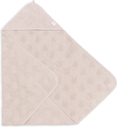 Ręcznik kąpielowy z kapturem Terry 75x75cm Miffy Jacquard Nougat Jollein