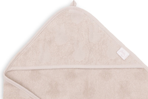 Ręcznik kąpielowy z kapturem Terry 75x75cm Miffy Jacquard Nougat Jollein