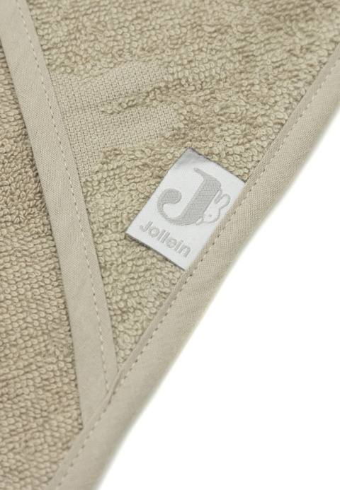 Ręcznik kąpielowy z kapturem Terry 75x75cm Miffy Jacquard Olive Green Jollein