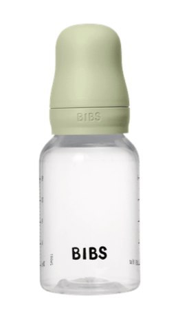 BIBS BUTELKA PLASTIC PP ze smoczkiem antykolkowym z kauczuku naturalnego poj. 150 ml SAGE