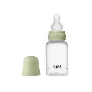 BIBS BUTELKA PLASTIC PP ze smoczkiem antykolkowym z silikonu medycznego poj. 150 ml SAGE