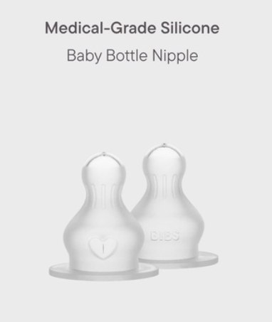 BIBS BUTELKA PLASTIC PP ze smoczkiem antykolkowym z silikonu medycznego poj. 270 ml BLUSH