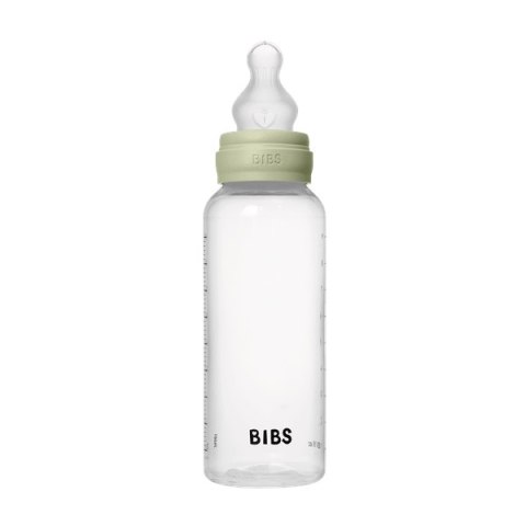 BIBS BUTELKA PLASTIC PP ze smoczkiem antykolkowym z silikonu medycznego poj. 270 ml SAGE