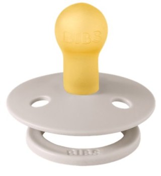 BIBS COLOUR Smoczek uspokajający kauczuk Hevea, roz S, FLOWPACK, MASHROOM