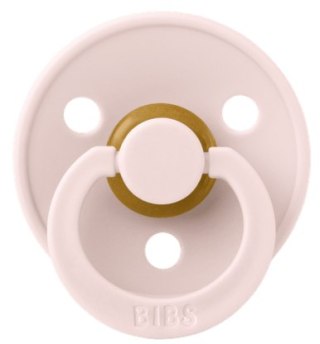 BIBS COLOUR Smoczek uspokajający kauczuk Hevea, roz S, FLOWPACK, PETAL