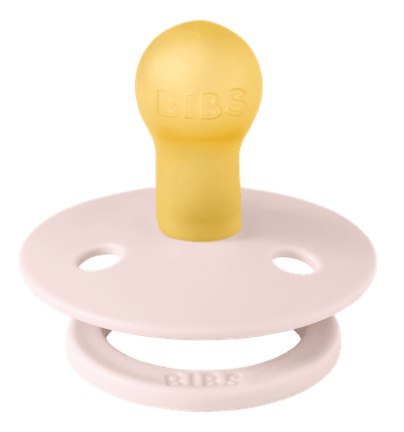 BIBS COLOUR Smoczek uspokajający kauczuk Hevea, roz S, FLOWPACK, PETAL