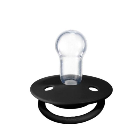 BIBS DE LUX 2-PACK CLOUD & BLACK Smoczek uspokajający silikonowy ONE SIZE