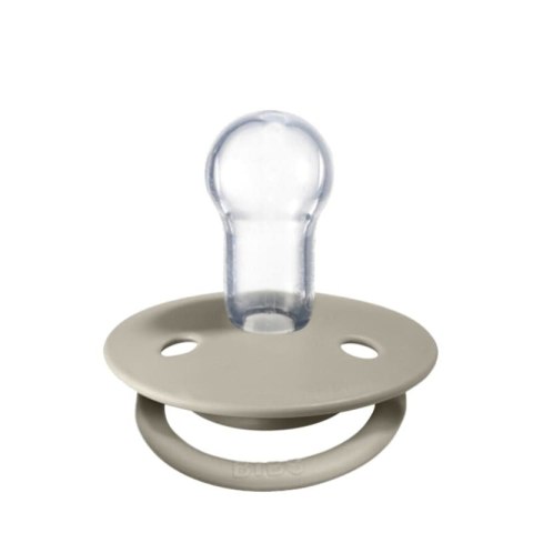 BIBS DE LUX 2-PACK SAND & IRON Smoczek uspokajający silikonowy ONE SIZE