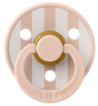 BIBS STUDIO COLOUR BLUSH/IVORY Smoczek uspokajający kauczuk Hevea, roz M, FLOWPACK