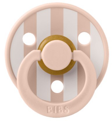 BIBS STUDIO COLOUR BLUSH/IVORY Smoczek uspokajający kauczuk Hevea, roz S, FLOWPACK