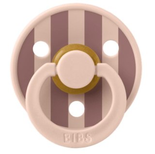 BIBS STUDIO COLOUR BLUSH/WOODCHUCK Smoczek uspokajający kauczuk Hevea roz S FLOWPACK