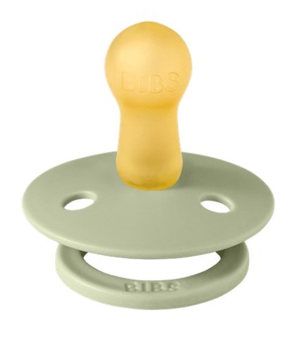 BIBS STUDIO COLOUR BUMBLEBEE FRIENDS Smoczek uspokajający kauczuk Hevea, roz M, FLOWPACK, SAGE