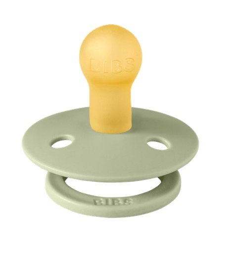 BIBS STUDIO COLOUR BUMBLEBEE FRIENDS Smoczek uspokajający kauczuk Hevea, roz S, FLOWPACK, SAGE