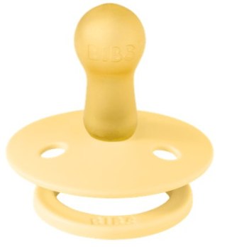 BIBS STUDIO COLOUR LADYBUG FRIENDS Smoczek uspokajający kauczuk Hevea, roz M, FLOWPACK, PALE BUTTER