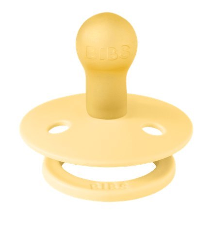 BIBS STUDIO COLOUR LADYBUG FRIENDS Smoczek uspokajający kauczuk Hevea roz S FLOWPACK PALE BUTTER