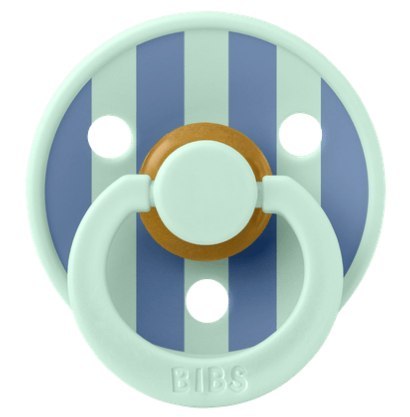 BIBS STUDIO COLOUR NORDIC MINT/PETROL Smoczek uspokajający kauczuk Hevea roz S FLOWPACK