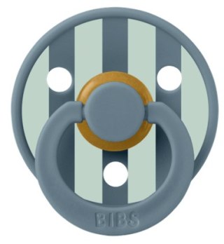 BIBS STUDIO COLOUR PETROL/NORDIC MINT Smoczek uspokajający kauczuk Hevea, roz S, FLOWPACK