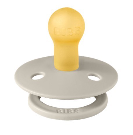 BIBS STUDIO COLOUR SAND/IRON Smoczek uspokajający kauczuk Hevea roz S FLOWPACK