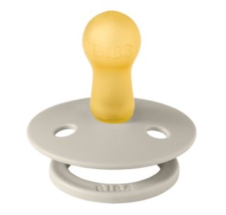 BIBS STUDIO COLOUR SAND/IVORY Smoczek uspokajający kauczuk Hevea roz M FLOWPACK