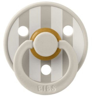 BIBS STUDIO COLOUR SAND/IVORY Smoczek uspokajający kauczuk Hevea, roz S, FLOWPACK