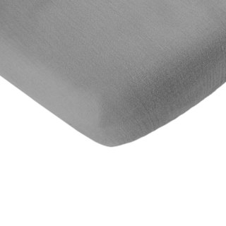 Hi Little One prześcieradło do łóżeczka 120x60 i 140x70 cm BIO bawełna Grey
