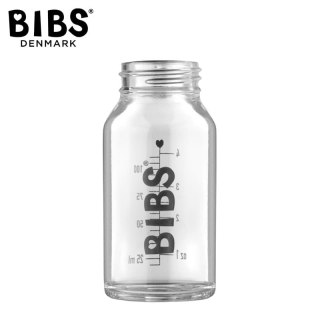 BIBS BABY GLASS BOTTLE Antykolkowa Butelka Szklana dla Niemowląt 110 ml