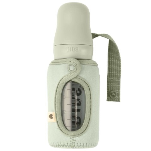 BIBS BOTTLE SLEEVE termiczny neoprenowy ochraniacz na butelki 110 ml Sage