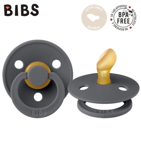 BIBS COLOUR ANATOMICAL IRON S Smoczek ortodontyczny kauczuk Hevea