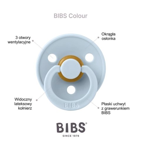 BIBS COLOUR ANATOMICAL WOODCHUCK M Smoczek ortodontyczny kauczuk Hevea