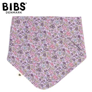 BIBS LIBERTY BANDANA BIB CHAMOMILE LAWN VIOLET SKY bandanka śliniak z kieszonką na smoczek 100% organic cotton