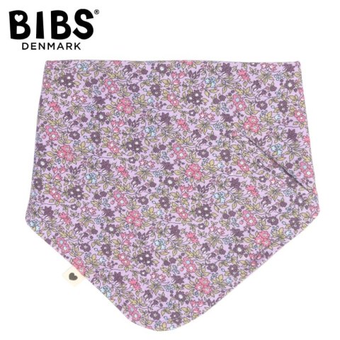 BIBS LIBERTY BANDANA BIB CHAMOMILE LAWN VIOLET SKY bandanka śliniak z kieszonką na smoczek 100% organic cotton