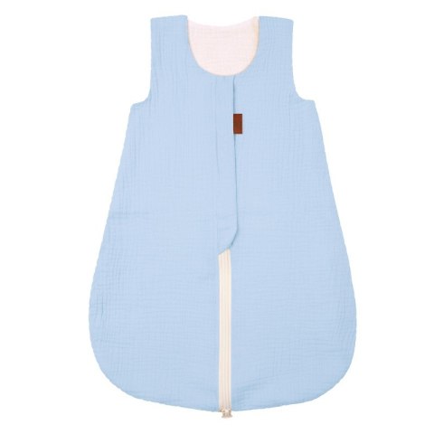 Hi Little One śpiworek do spania dla Noworodka TOG 1,0 muślin Baby blue S