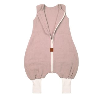 Hi Little One śpiworek do spania letni z nogawkami TOG 1,0 muślin Blush roz S