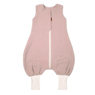 Hi Little One śpiworek do spania letni z nogawkami TOG 1,0 muślin Blush roz S
