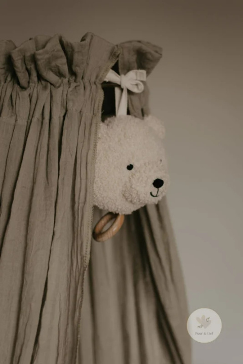 Jollein pozytywka do usypiania noworodka Miś TEDDY BEAR Naturel