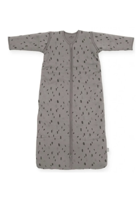 Jollein śpiworek niemowlęcy do spania całoroczny z odpinanymi rękawami SPOT Storm Grey 70 cm