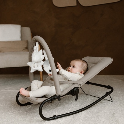 Leżaczek bujaczek składany dla niemowląt Topmark Jessy