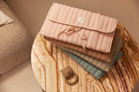 Mata do przewijania dziecka podróżna muślinowa Jollein