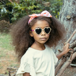 Rockahula Kids okulary przeciwsłoneczne dla dziewczynki 100% UV Glitter Heart