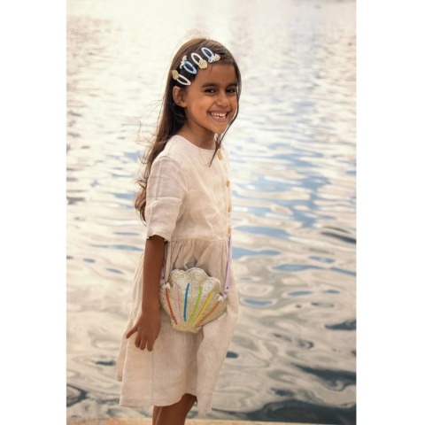 Rockahula Kids torebka dla dziewczynki Rainbow Shell Glitter