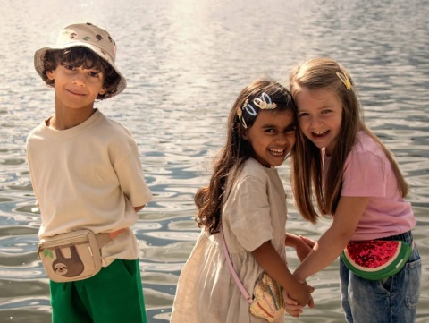 Rockahula Kids torebka dla dziewczynki Rainbow Shell Glitter