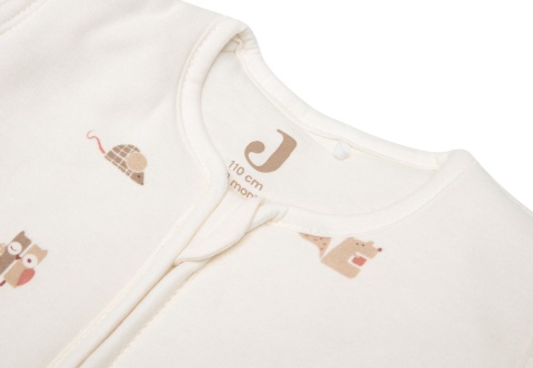 Śpiworek do spania niemowlęcy całoroczny 110 cm Animals Friends Jollein