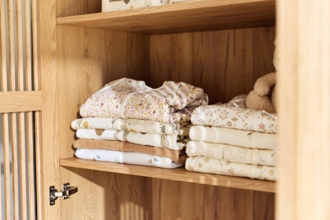 Śpiworek do spania niemowlęcy całoroczny 110 cm Animals Friends Jollein